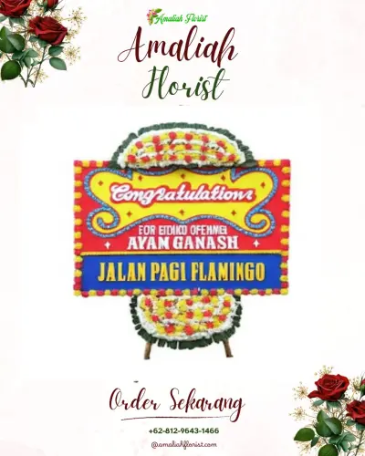 Bunga Papan Congratulation di Buahan